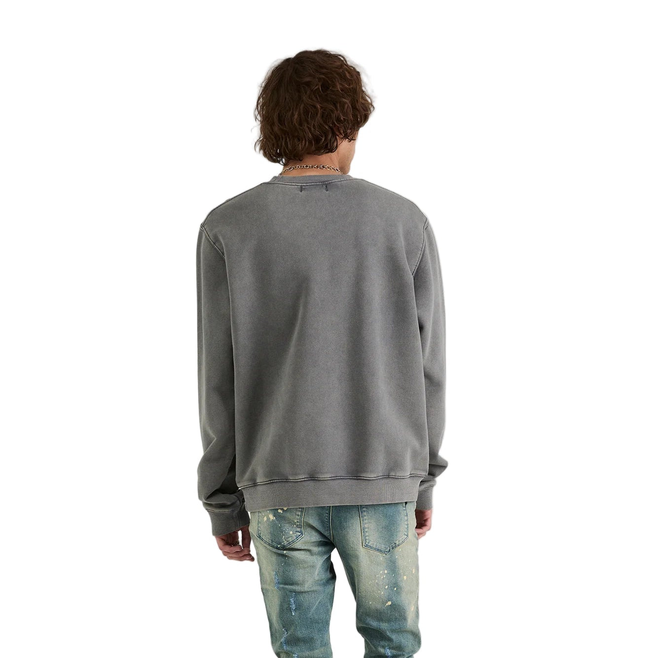 Charles Stone Cracked Logo Crewneck