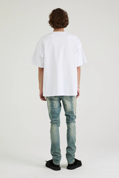 Colin | White Etched Monogram