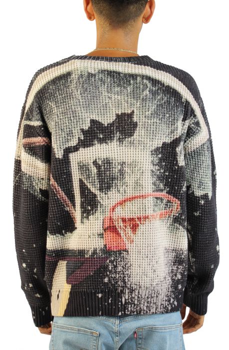 Break The Backboard Printed Sweater