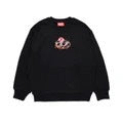 Oval D Floral graphic Crew-neck sweatshirt