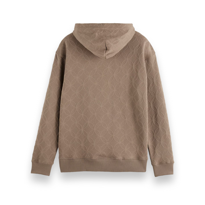 Jacquard Terry Pullover Hoodie