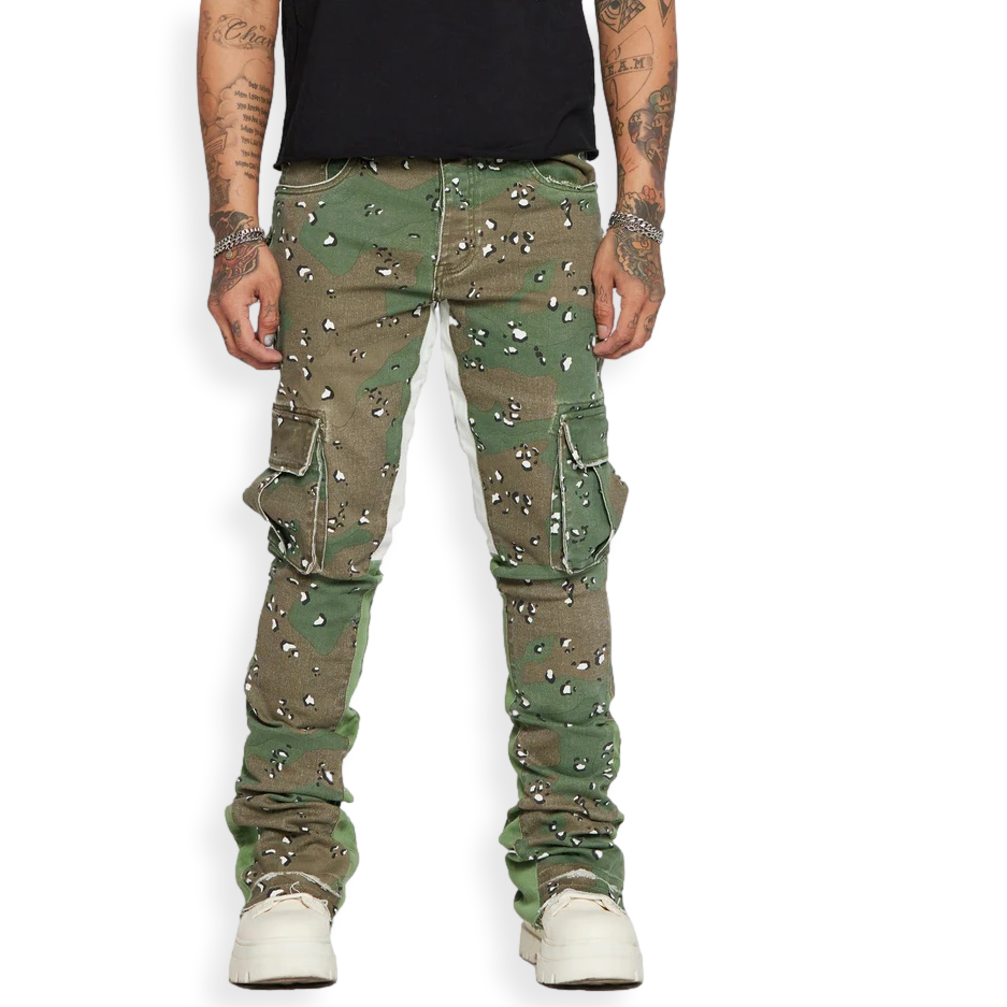 Commander Stacked Flare Jean