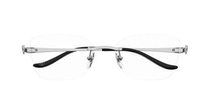 CARTIER- Rimless Silver Pant Grey Lens Sunglesses