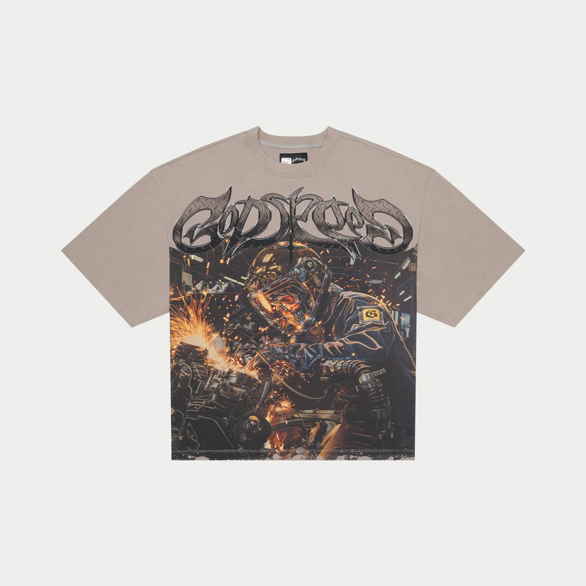 Steel Sharpens Steel T-shirt-Grey