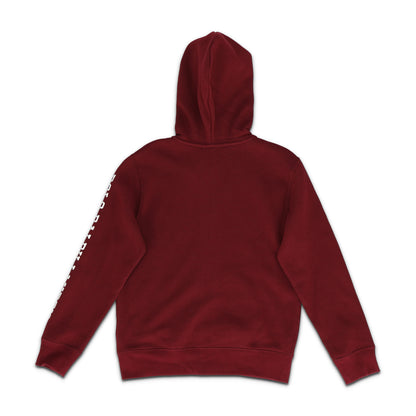 Logo Fleece Full Zip  Red Hoodie