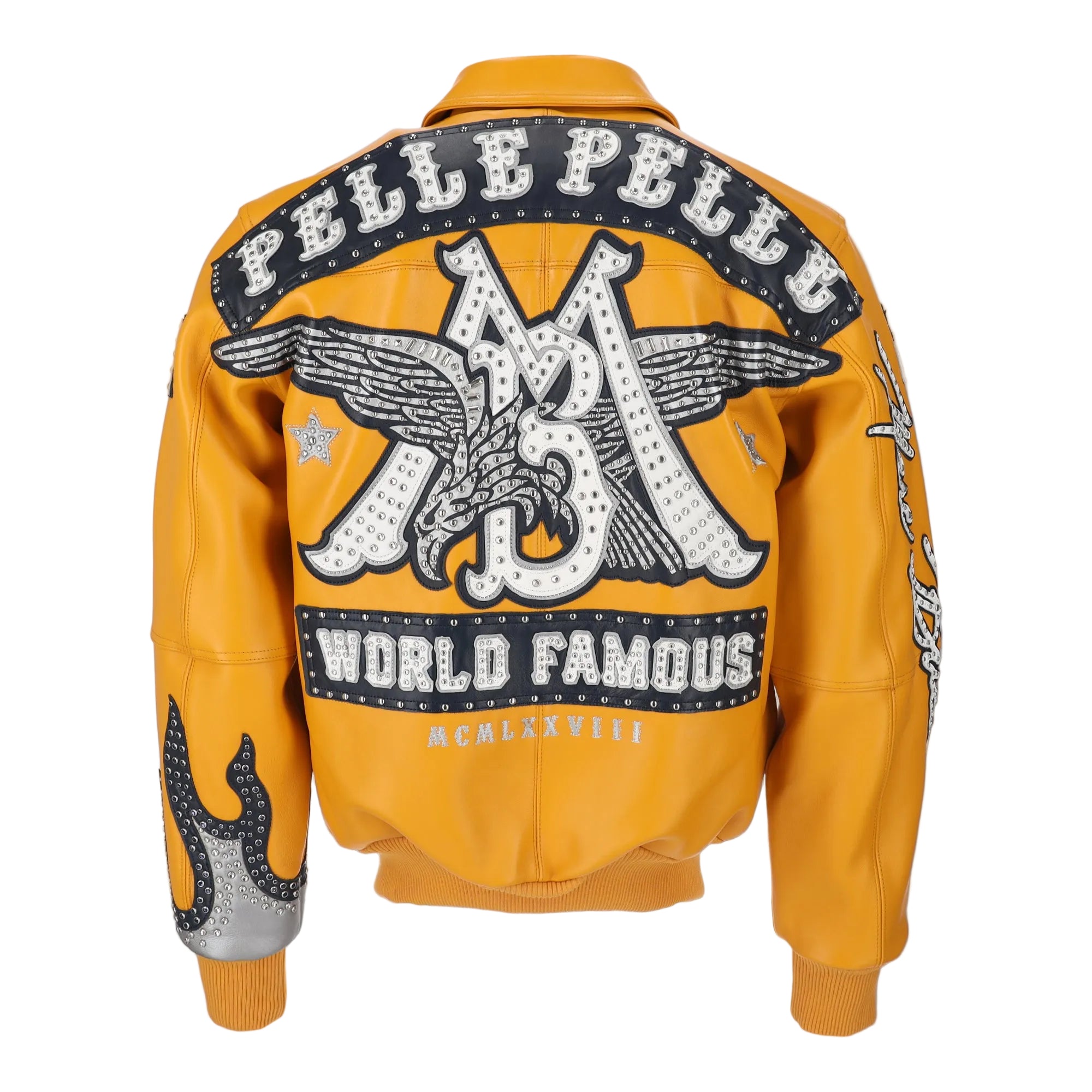 World Famous Pelle leather Yellow Jacket – WOODstack