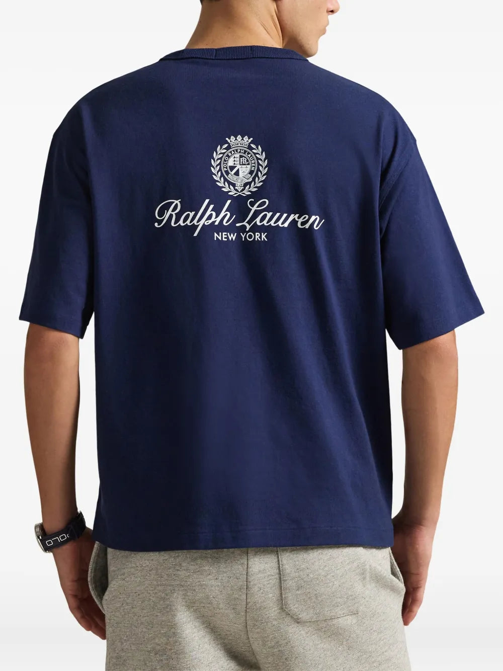 Jersey Knit RL Script Graphic T-Shirt