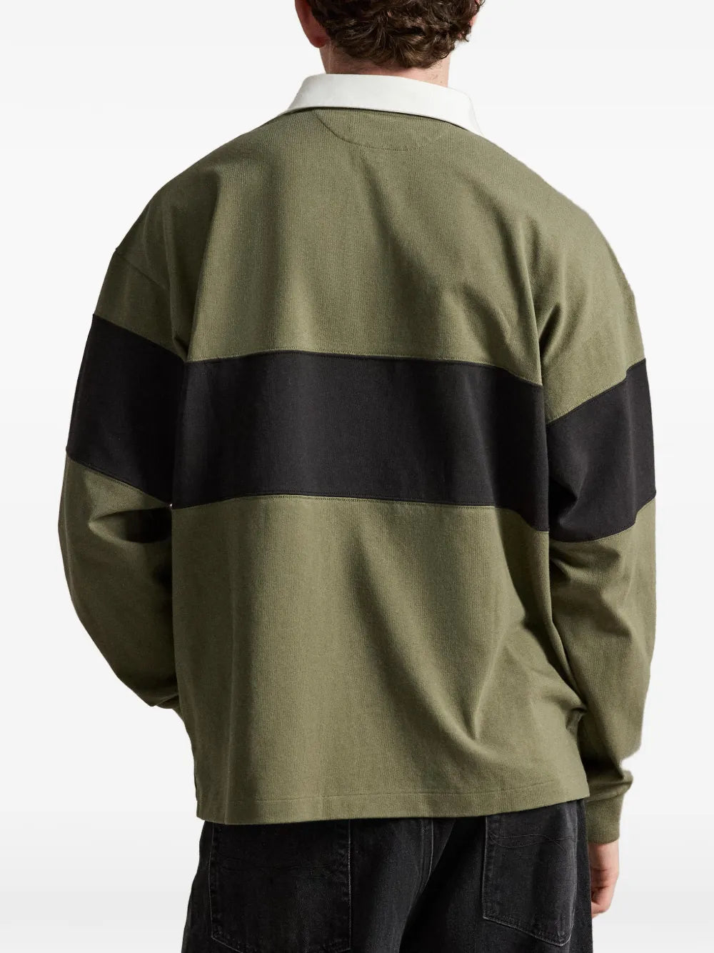 logo-print polo shirt