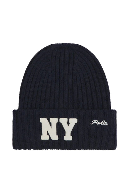 ECHO-POLO NY RIB BEANIE-NAVY