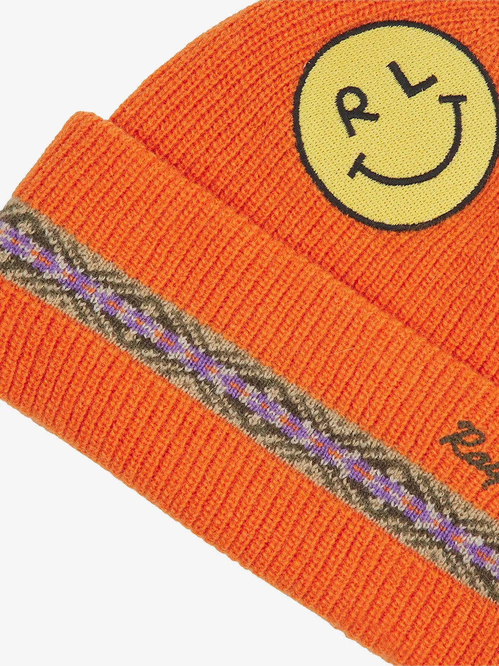 Polo Ralph Lauren-TASLAN PATCH BEANIE-Orange