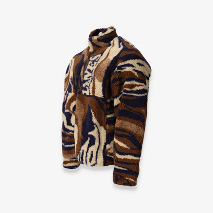 Marble Fleece Reversible Jacket