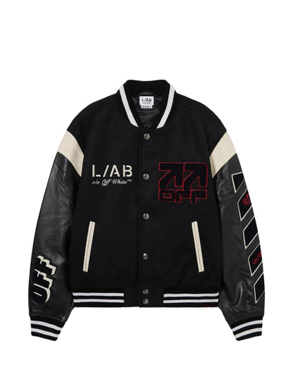 L/ab c/o Off-White Varsity bomber jacket