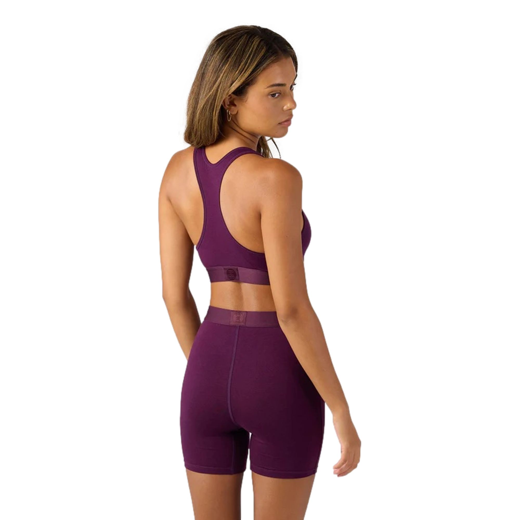 Modal Solids Plum Boxer Briefs