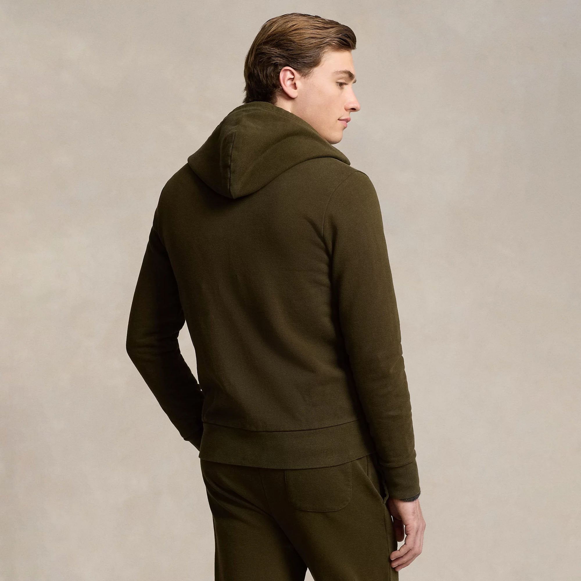 Polo Pony-embroidered Full Zip Hoodie