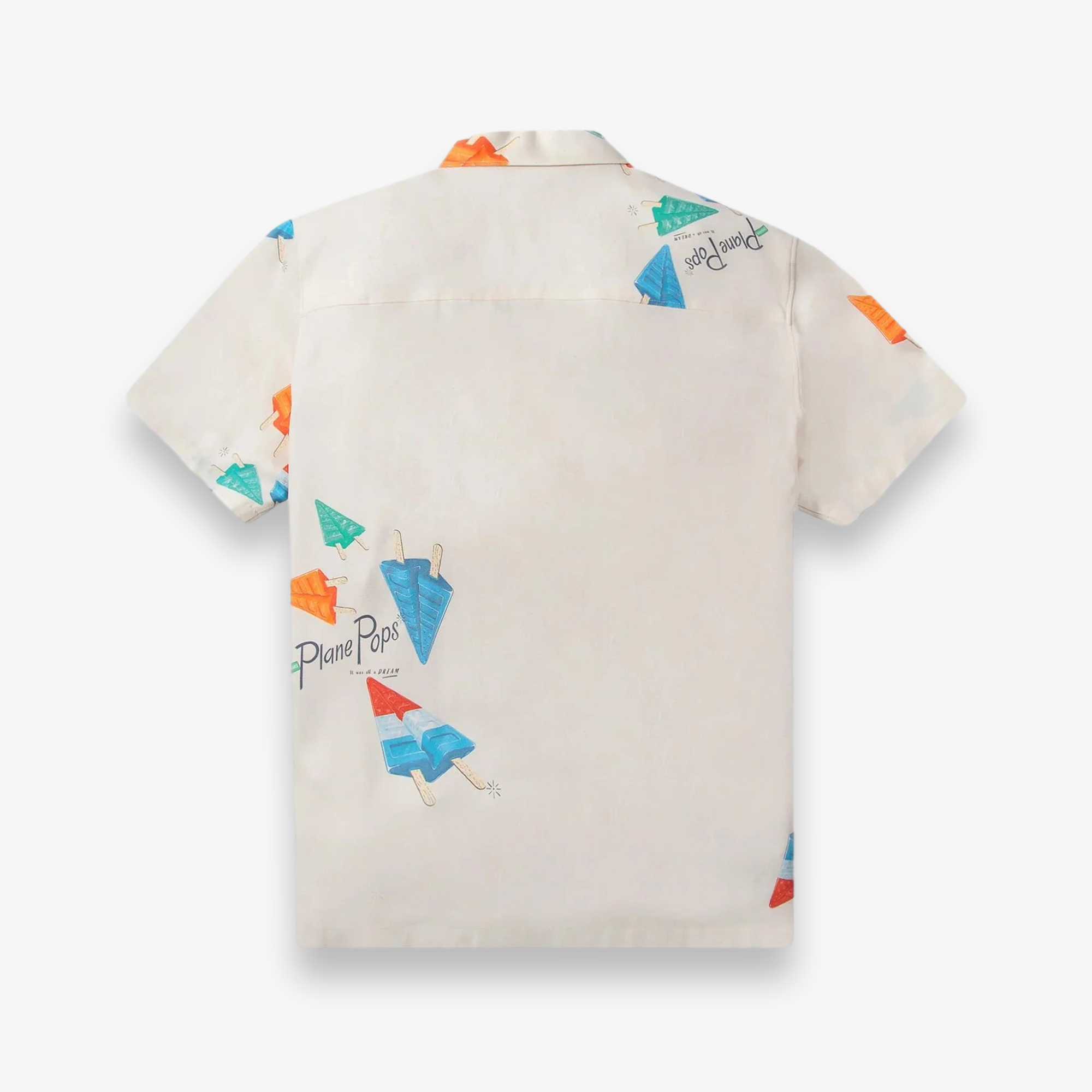 Plane Pops Camp Collar T-Shirt