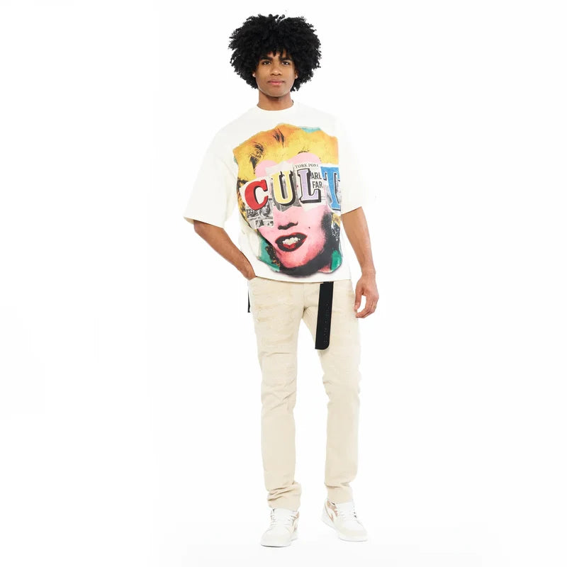 BOXY OVERSIZED SHORT SLEEVE CREW NECK T-SHIRT