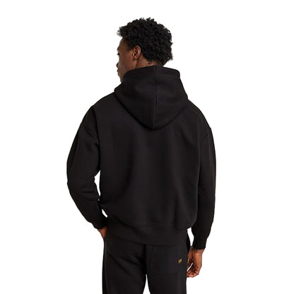 Embro Print Loose Pullover Hoodie