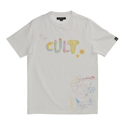 Caryon Logo Short Sleeve Crew Neck Tee White