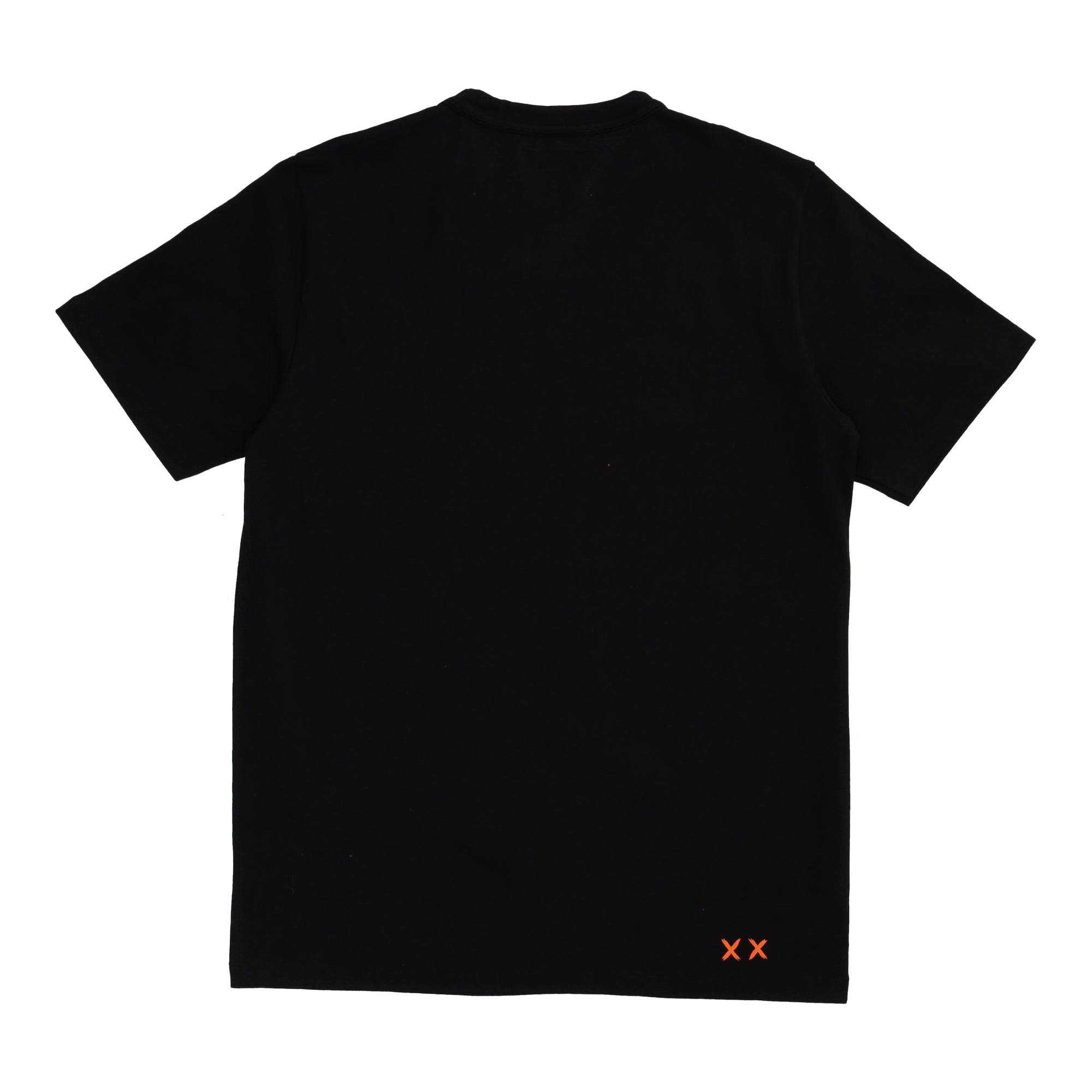 Gradient Logo Short Sleeve Crew Neck Tee Black