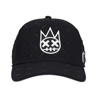 Diamond Plate Trucker Black Hat