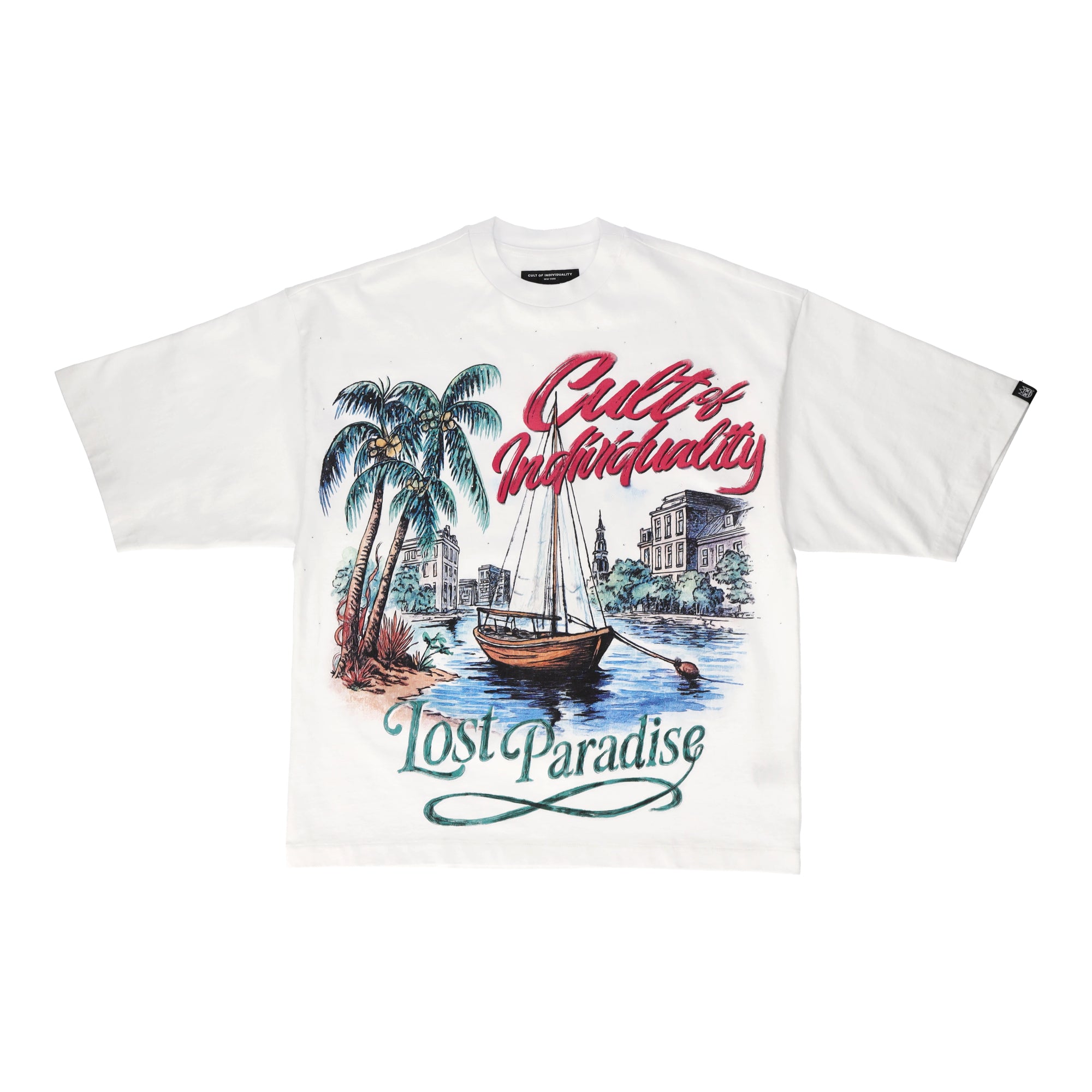 Lost Paradise Short Sleeve Crew Neck T-Shirt
