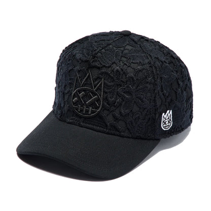 Cult Of Individuality-A FRAME TRUCKER HAT CURVED VISOR HAT-Black