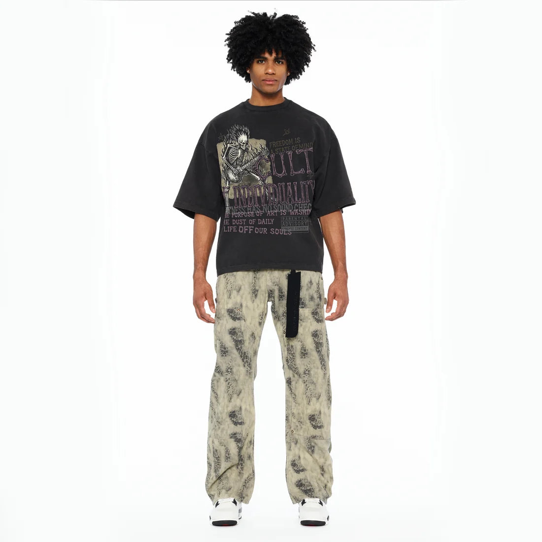 BOXY OVERSIZED CREW NECK SHORT SLEEVE T-SHIRT