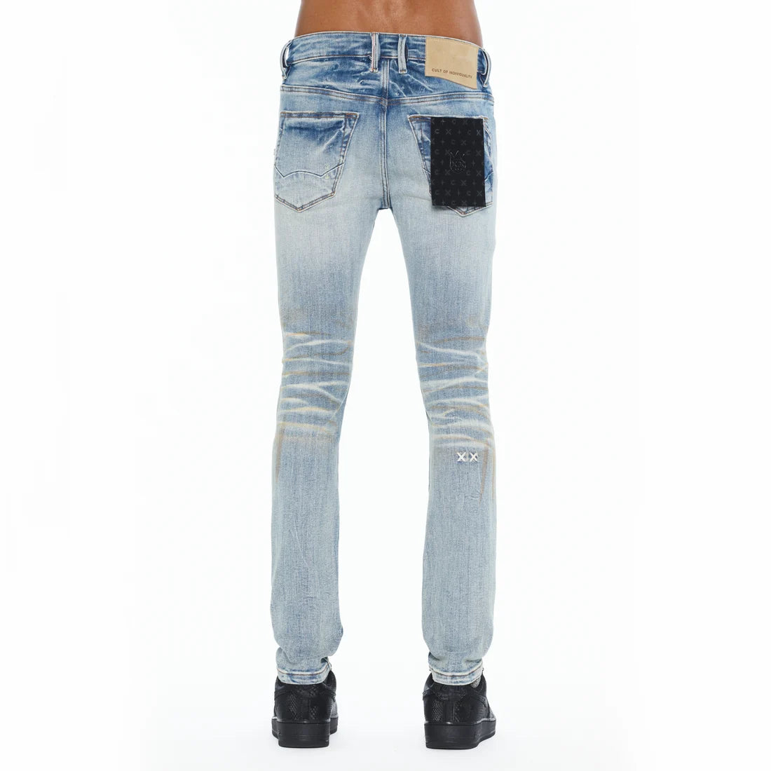 PUNK SUPER SKINNY FIT JEANS-Blue
