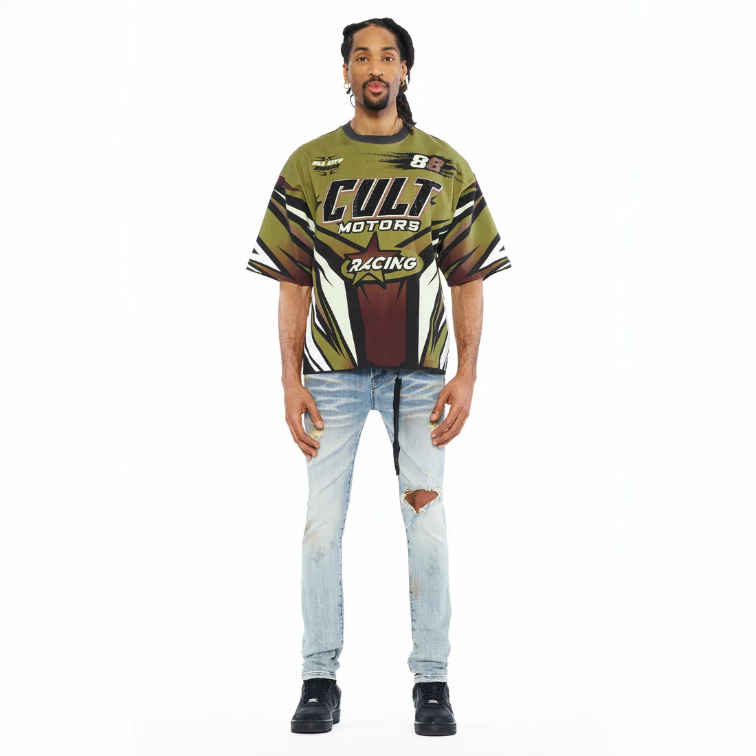 PUNK SUPER SKINNY FIT JEANS-Blue