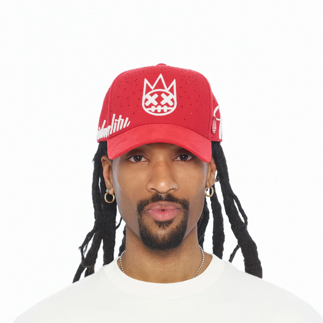 Cult's A Frame Trucker Hat "Crystal Burst" In Racing Red