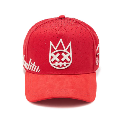 Cult's A Frame Trucker Hat "Crystal Burst" In Racing Red