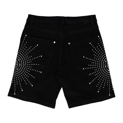 Studded Burst Black Short