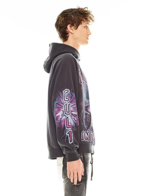 Vintage Charcoal Pullover Hoodie