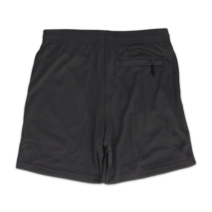 Solid Mesh BasketBall Short Black