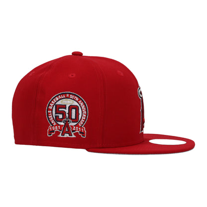 5950 Anaheim Angels 50TH Anniversary Fitted Hat