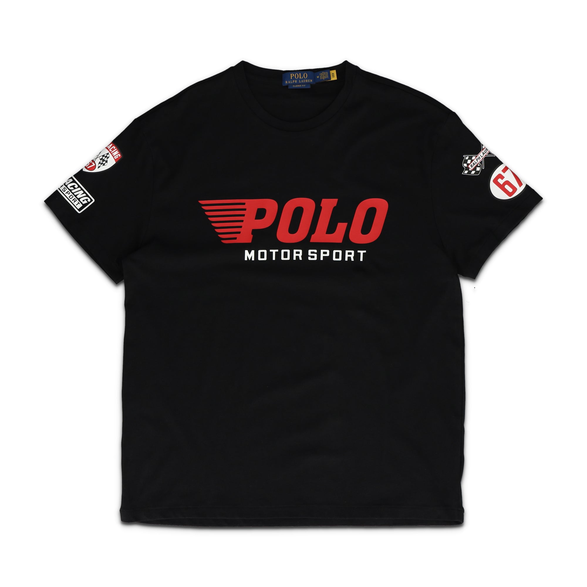 Classic Fit Jersey Graphic T-Shirt Black