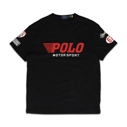 Classic Fit Jersey Graphic T-Shirt Black