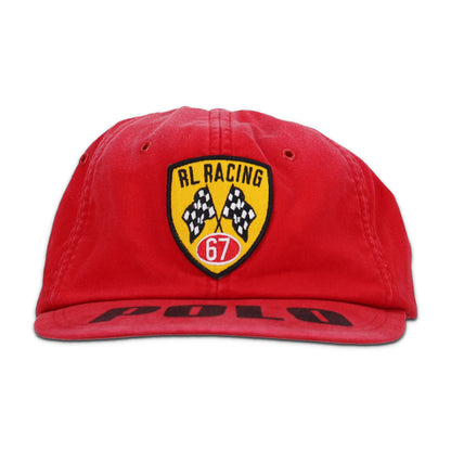 Rl Racing Patch Trucker Red Hat