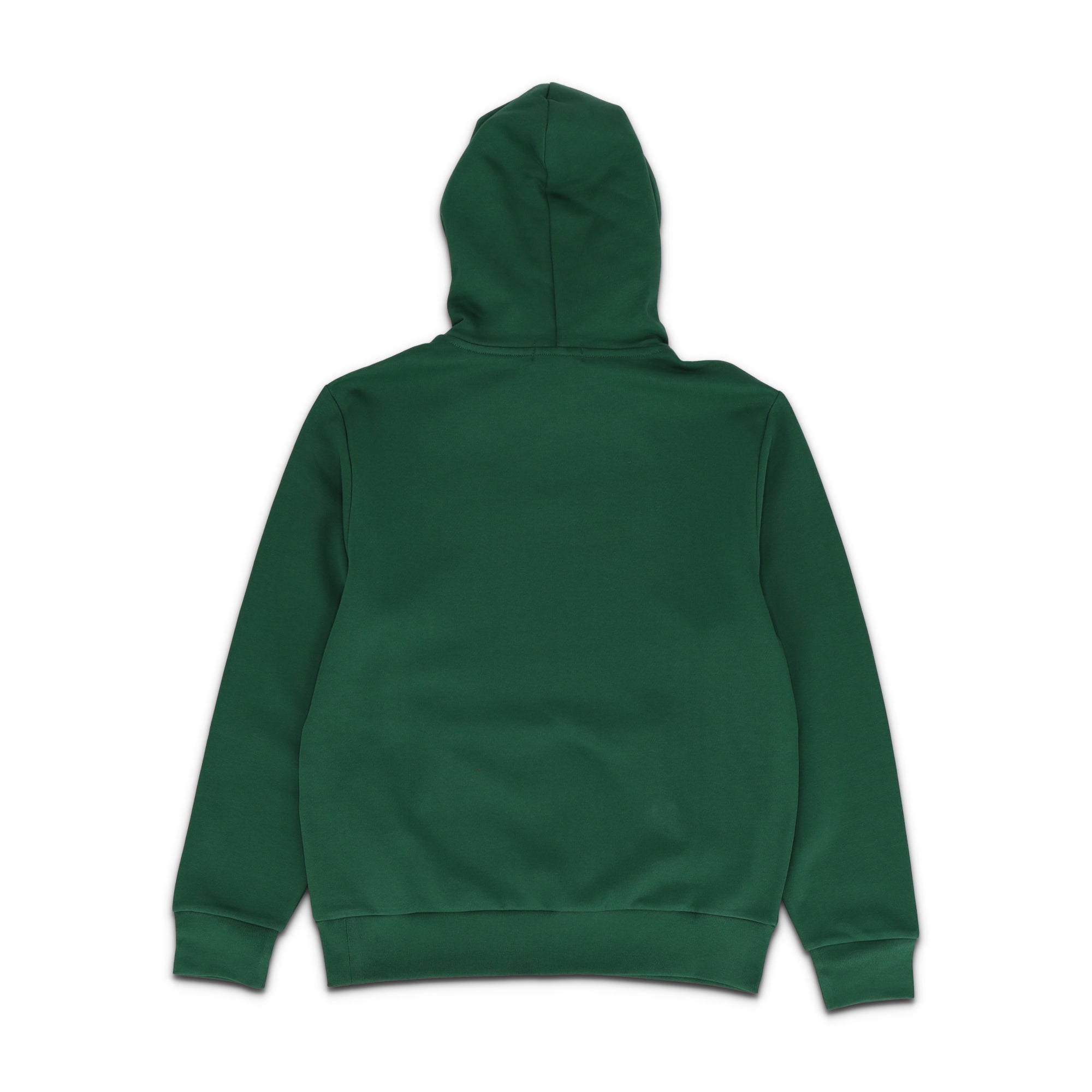 Logo Fleece Green Pullover Hoodie