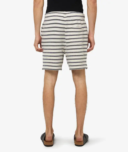 Striped Pointelle-Jersey Shorts