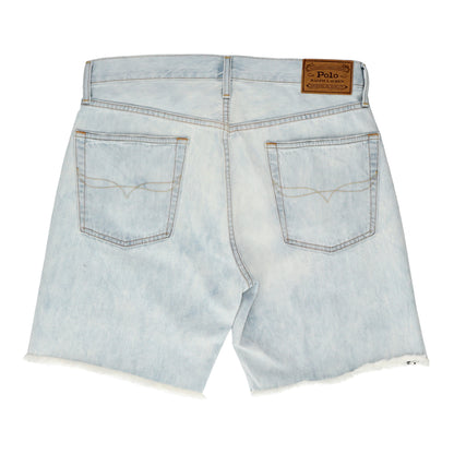 Vintage Classic 5 Pocket Cut Off White Denim Shorts