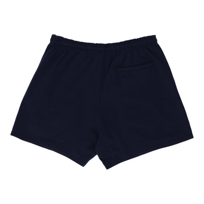 Relaxed Fit Jersey Graphic Navy Shorts