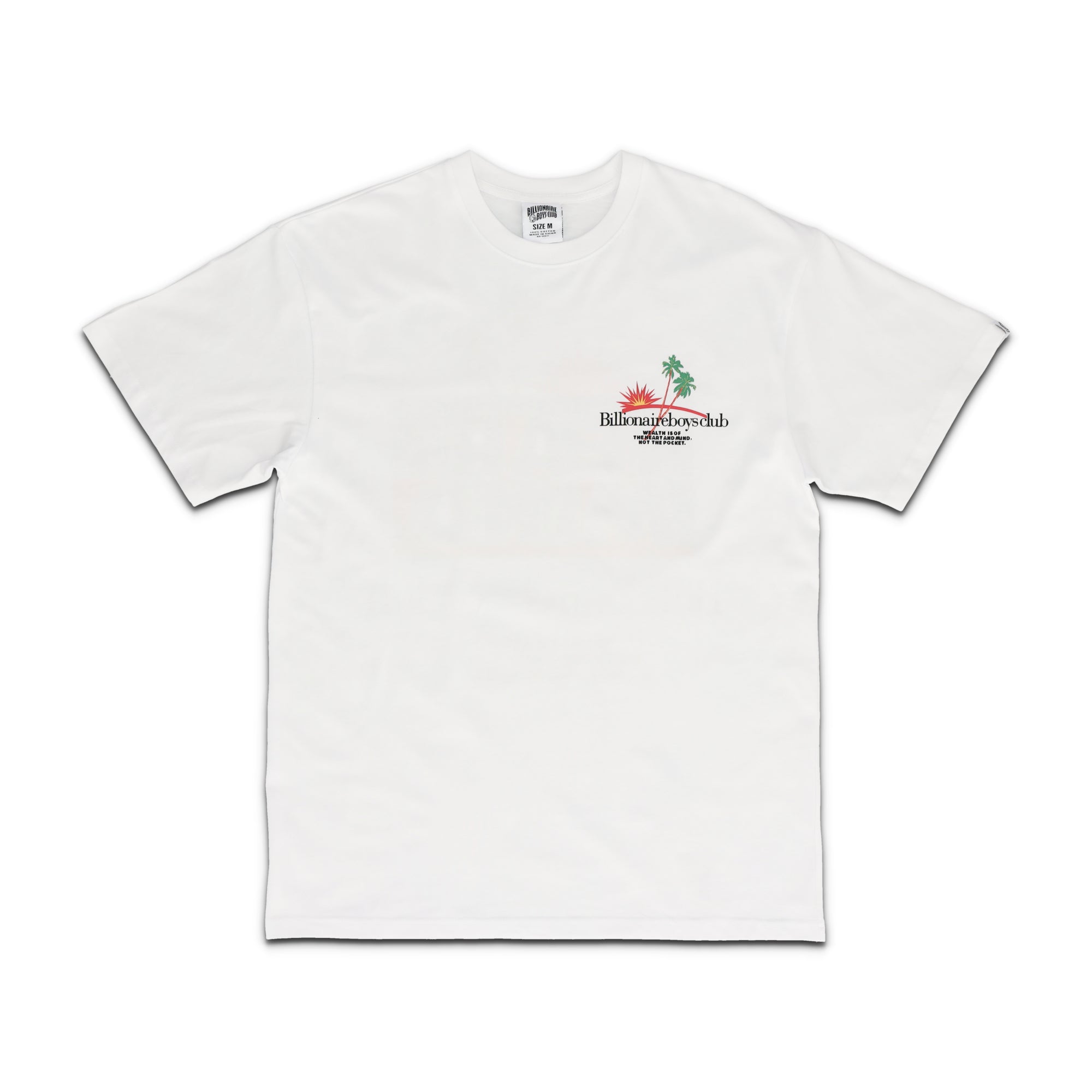 BB Palms Short Sleeve White T-Shirt