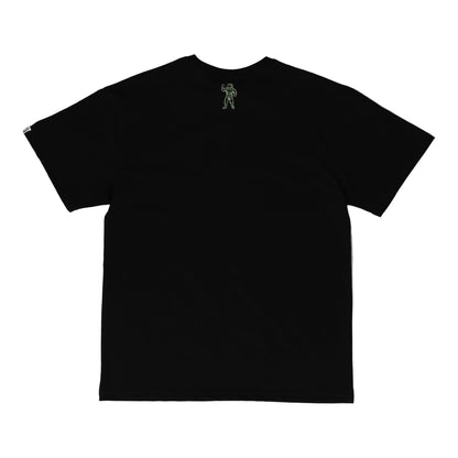 Curve Mix Short Sleeve Black T-Shirt