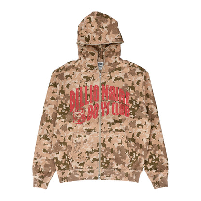 Bb Camo Brown Fullzip Hoodie