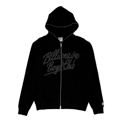 BB Script Zip Black  Pullover Hoodie