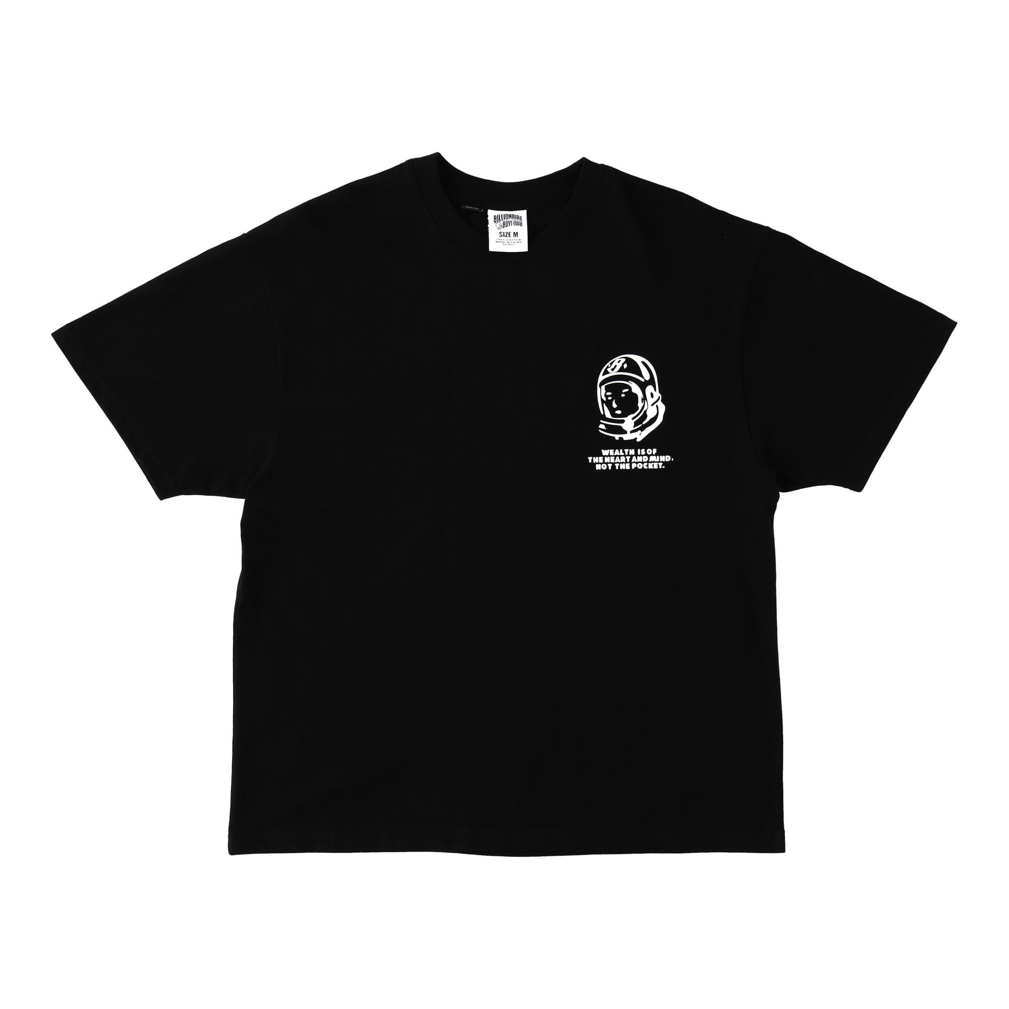 BB Text SS Knit Black T-Shirt