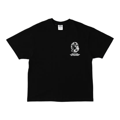 BB Text SS Knit Black T-Shirt
