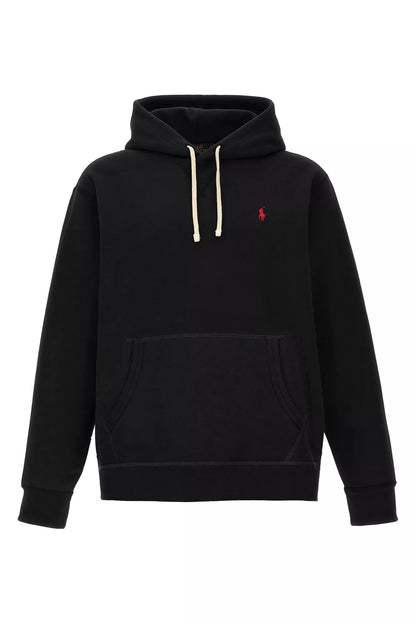 The RL Fleece Black Hoodie