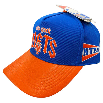 LNM7314660-RYB-Men New York Mets City Tour Strap Hat